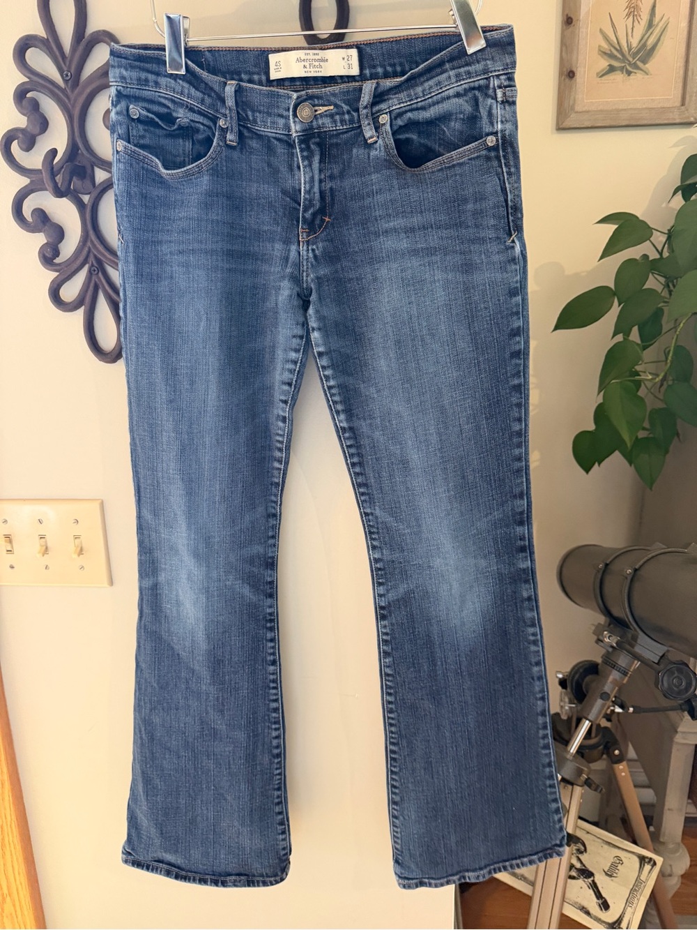 Abercrombie & Fitch Women's Blue Flare Jeans